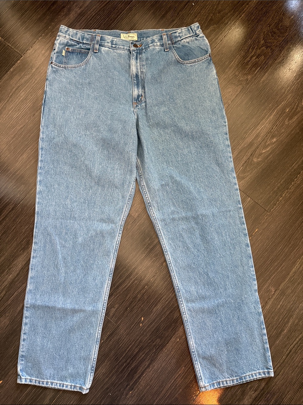 LL bean comfort waist mens jeans 38 x 34 cotton
